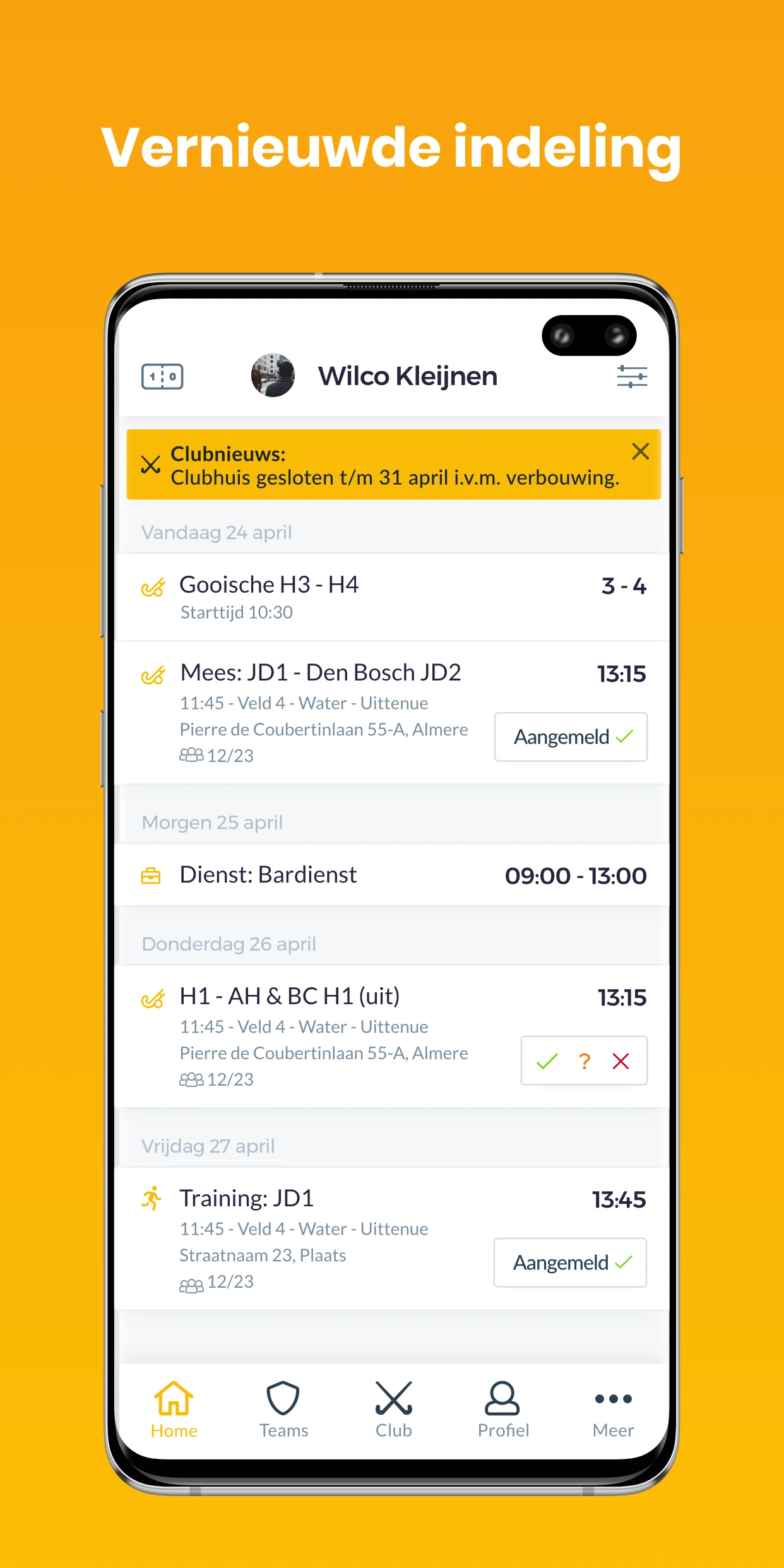 AMHC Amersfoort screenshot